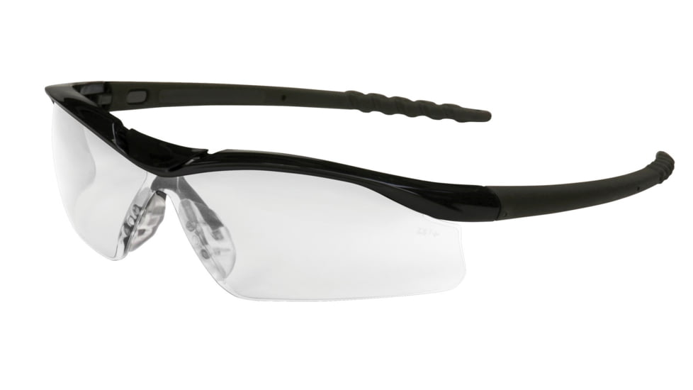 MCR Safety DL1 Series Safety Glasses, Soft Clear TPR Nose Piece, Clear, One Size, DL110