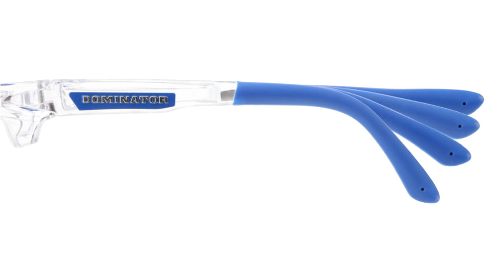 MCR Safety Dominator DM3 Series Safety Glasses, MAX36 Anti-Fog Lenses, Adjustable Wire Core Temples and Nose Piece, Blue Diamond Mirror, One Size, DM1328BDC