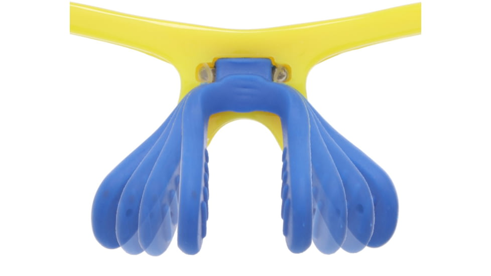 MCR Safety DM1348B Dominator DM3 Series Safety Glasses, Adjustable Wire Core Temples and Nose Piece, Blue Diamond Mirror, One Size, DM1348B
