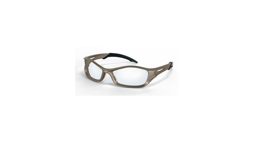 MCR Safety Eyewear Champagne FRM/CLR Lens TB120AF, Each