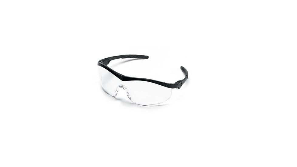 MCR Safety Glasses Safety Storm Blk Clr ST110, Each