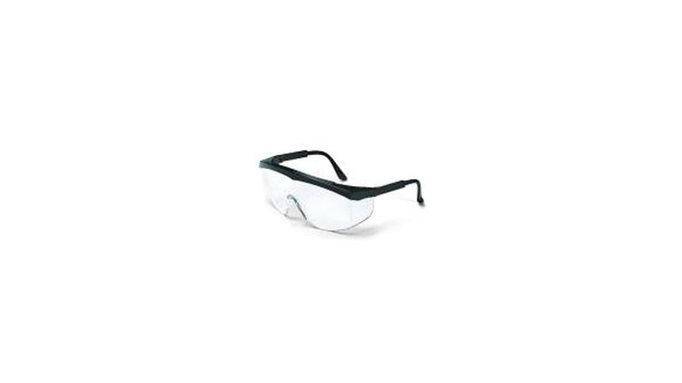 MCR Safety Glasses Unctd Blk Frame PK12 SS010