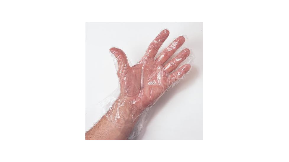 MCR Safety Gloves Pe Embossed S PK500 5040S, Package