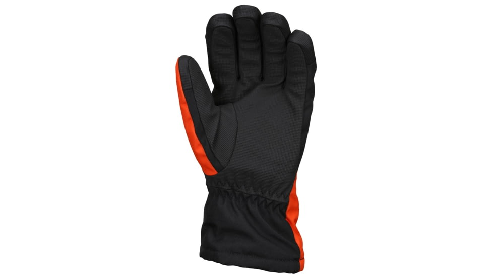 MCR Safety Insulated Mechanics Gloves, 200 gram Thinsulate Lining, MAXGrid Material Palm, Inner Elastic Snow and Ice Cuff, Black/Hi-Vis Orange, X - Large, 983XL