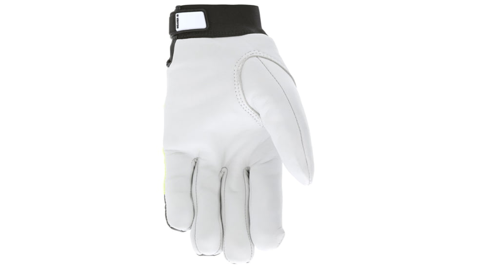 MCR Safety Mechanics Gloves Insulated Grain Goatskin Palm, White, X - Large, 968XL