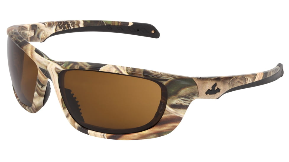 MCR Safety Mossy Oak Blades Swagger UD1 Series Camouflage Safety Glasses, Ultra Defense Ballistic Impact Protection, MAX6 Anti-fog Coating, Brown, One Size, MOUD11BPF