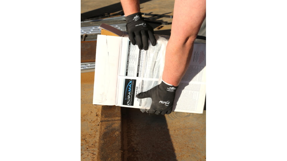 MCR Safety Ninja BNF Work Gloves, 15 Gauge Nylon/Spandex Shell, NFT Fully Coated, Black, X - Large, N96795XL