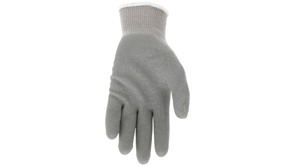 MCR Safety NXG Work Gloves, 10 Gauge Cotton Polyester Shell, Latex Coated Palm and Fingertips, Gray, Medium, 9688M