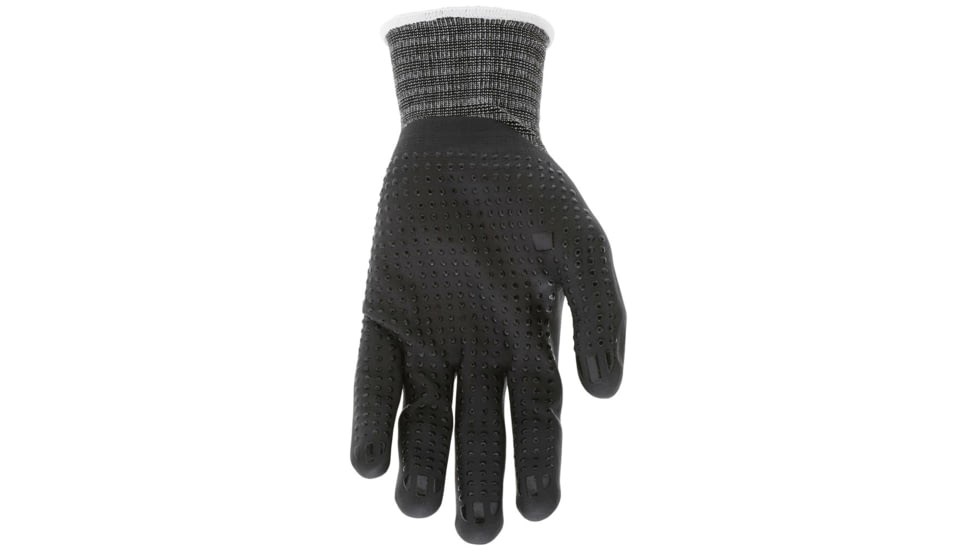 MCR Safety NXG Work Gloves, 15 Gauge Nylon Spandex Shell, Bi-Polymer Coated Palm, Fingers, and Over Knuckles, Nitrile Dotted Palm, Black, X - Large, MG9694XL
