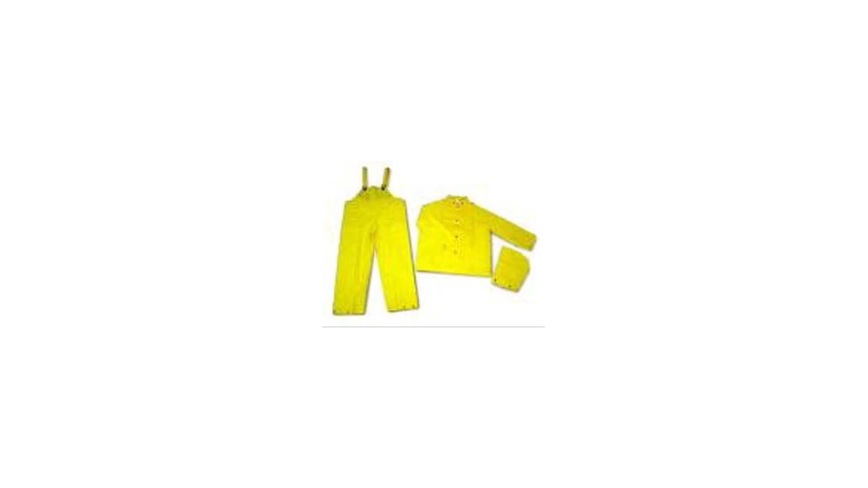 MCR Safety Rainsuit PVC/POLY Yellow 3X 2003X3