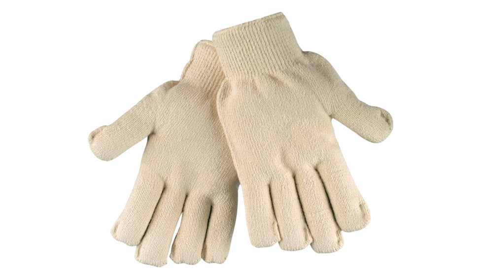 MCR Safety Terry Cloth Work Gloves, Heavy Weight 2-Ply Construction, Loop-in Terry Cloth, Heat Resistant Gloves, Russet/Natural, Large, 9450K