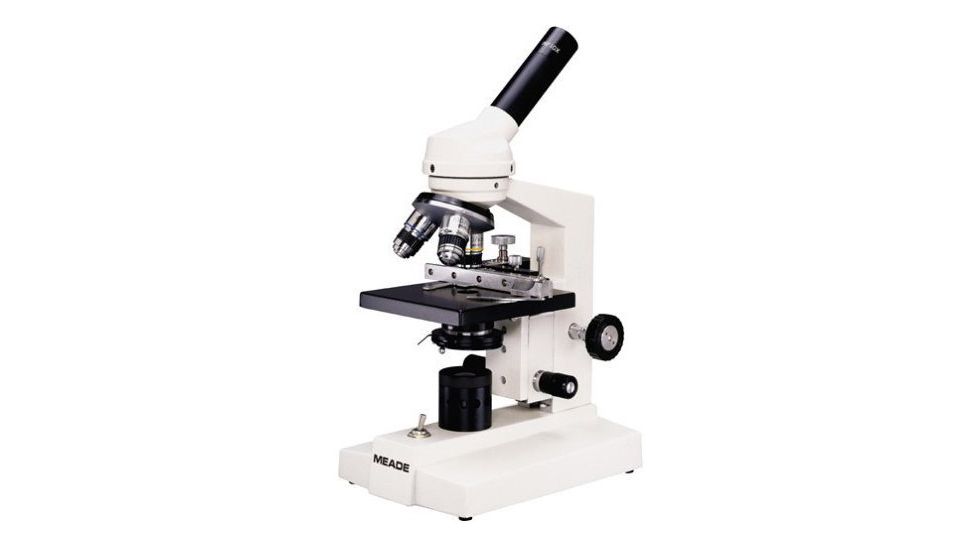 Meade Model 9460 Microscope 08005 w/10 Piece Microscopes Slide Set