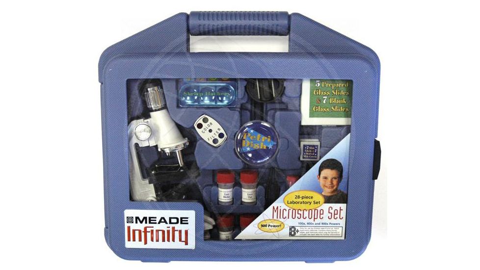 Meade Children's 28-piece Microscope Kit - 08019