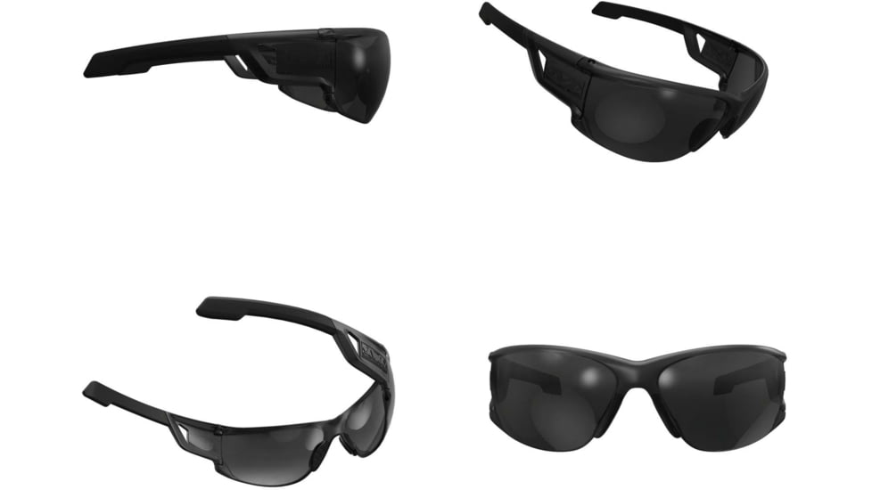 Mechanix Wear Vision Type-N Safety Glasses, Smoke/Black, One Size, VNS-20AB-BU