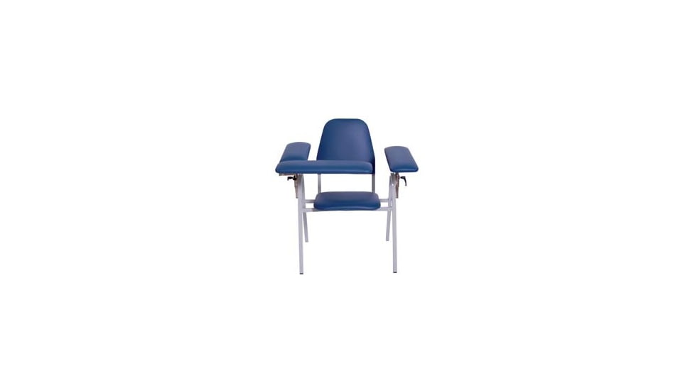 Med-Care Mfg Phlebotomy Chair Upholst Blue 12CUSBLUE
