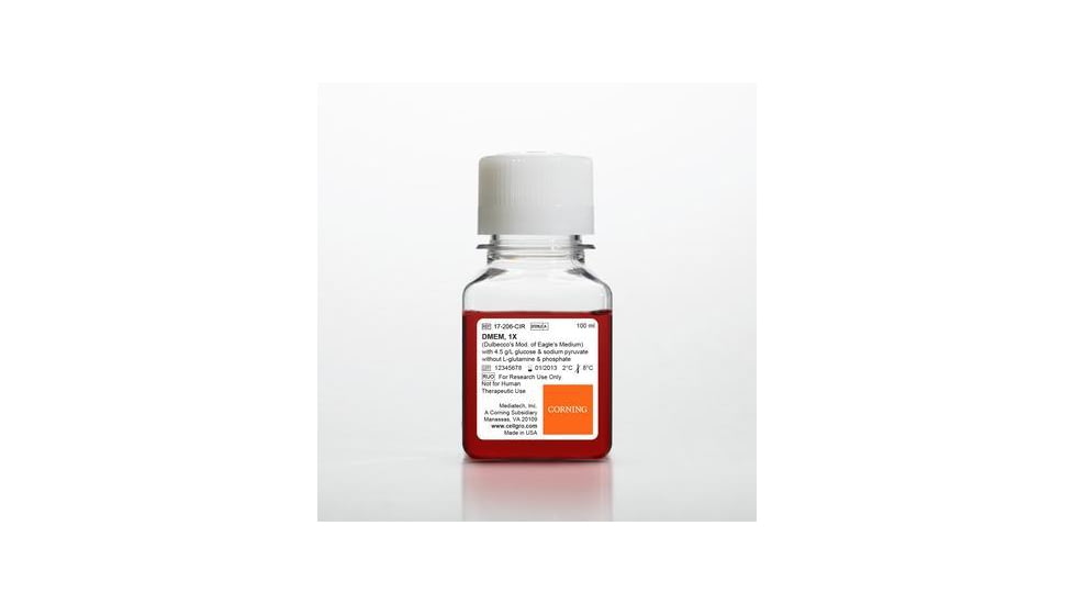 Corning  Dmem Higlu Pyr W/O Gln 6X100ML MT17-206-CI