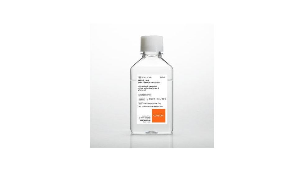Corning  Hbss 10X W/O BICARB+PR 6X500ML 20-023-CV