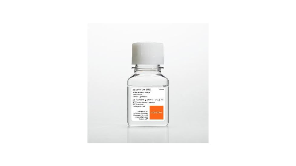 Corning  Mem Amino Acid 50XSOL 100MLPK6 MT25-030-CI