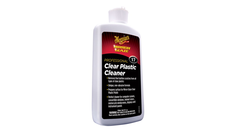 Meguiars M4416 M17 Mirror Glaze Clear Plastic Cleaner, 16oz, M1708
