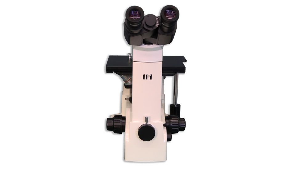 Meiji Techno Binocular Inverted Brightfield/Darkfield Metallurgical Microscope, IM7520
