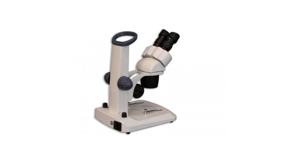 Meiji Techno EM-31 LED Binocular Entry Level Dual 2X/4X Turret Stereo Microscope, White EM-31