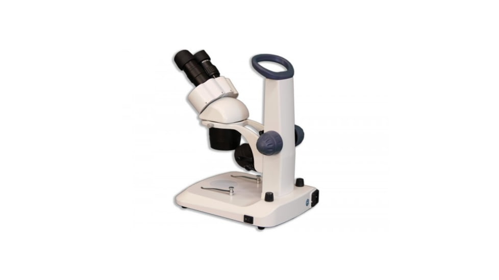 Meiji Techno EM-31 LED Binocular Entry Level Dual 2X/4X Turret Stereo Microscope, White EM-31