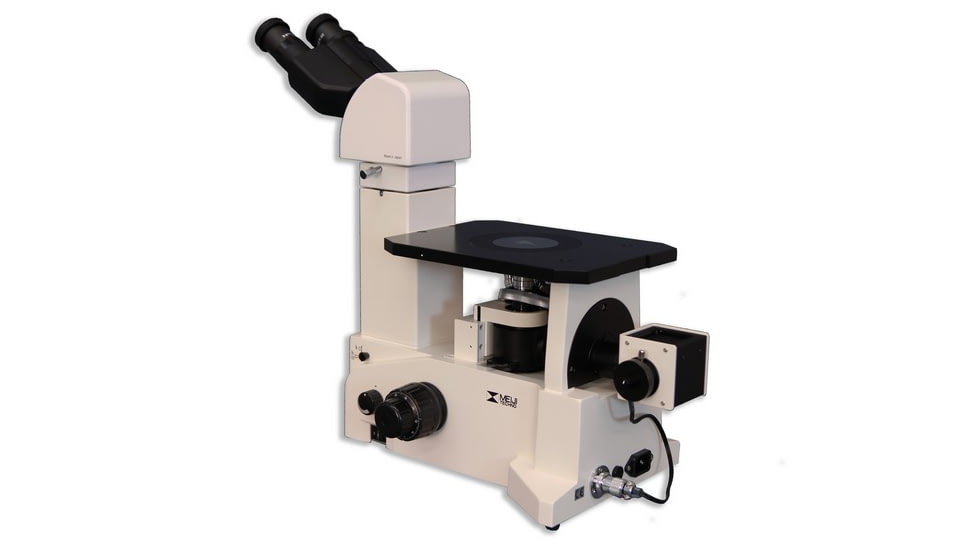 Meiji Techno Ergonomic Binocular Inverted Brightfield Metallurgical Microscope, IM7100E