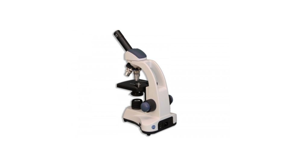 Meiji Techno MT-10 LED Monocular Entry Level Compound Microscope, White MT-10