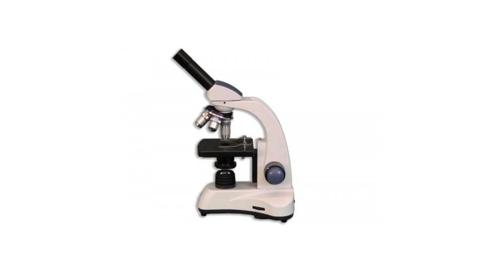 Meiji Techno MT-11 LED Monocular Entry Level Compound Microscope, White MT-11