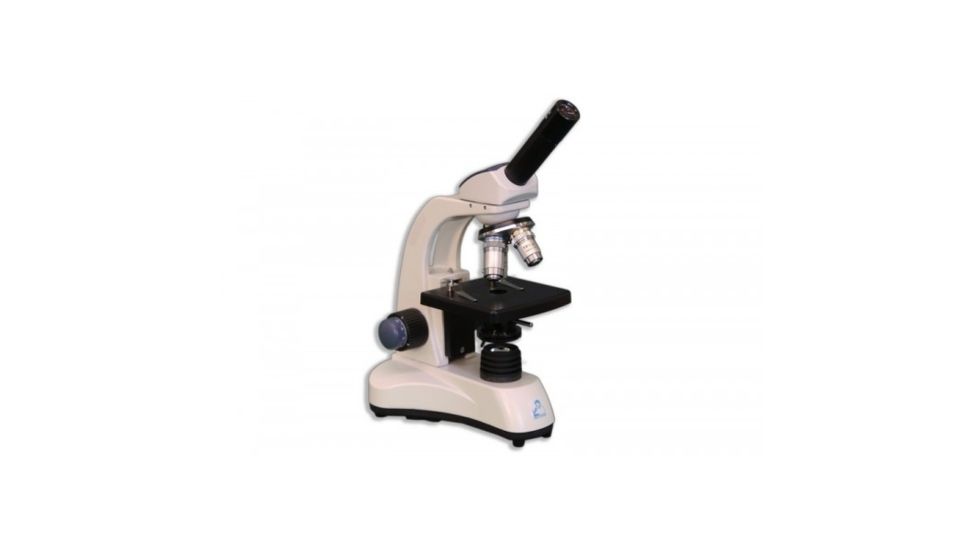 Meiji Techno MT-11 LED Monocular Entry Level Compound Microscope, White MT-11