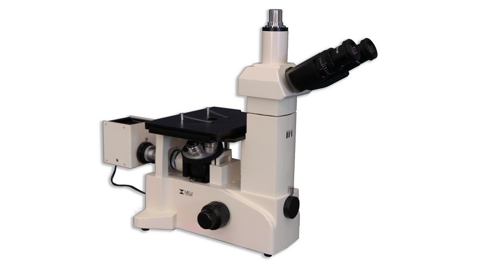 Meiji Techno Trinocular Inverted Brightfield/Darkfield Metallurgical Microscope, IM7530