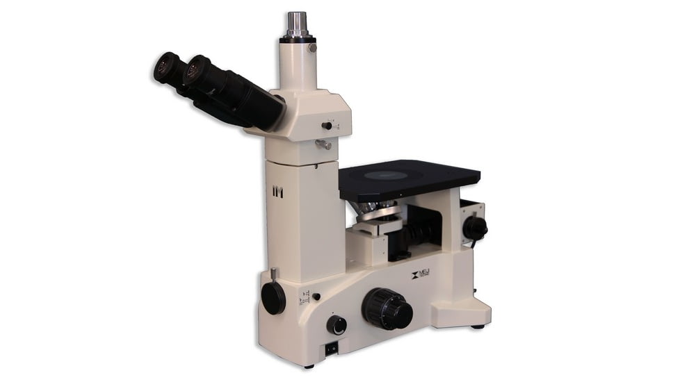 Meiji Techno Trinocular Inverted Brightfield Metallurgical Microscope, IM7200