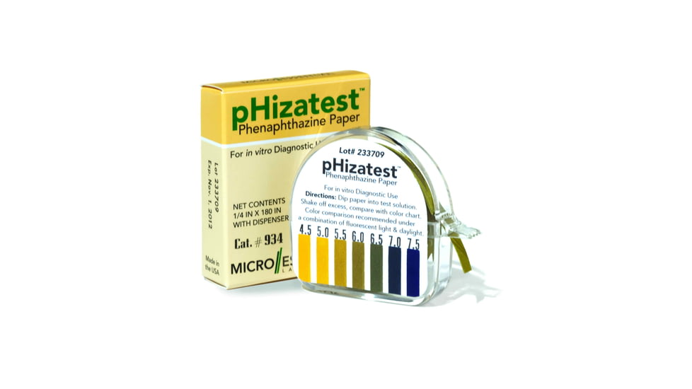 Micro Essential Lab Phizatest Ph Paper Ph4.5-7.5 934, Unit PK