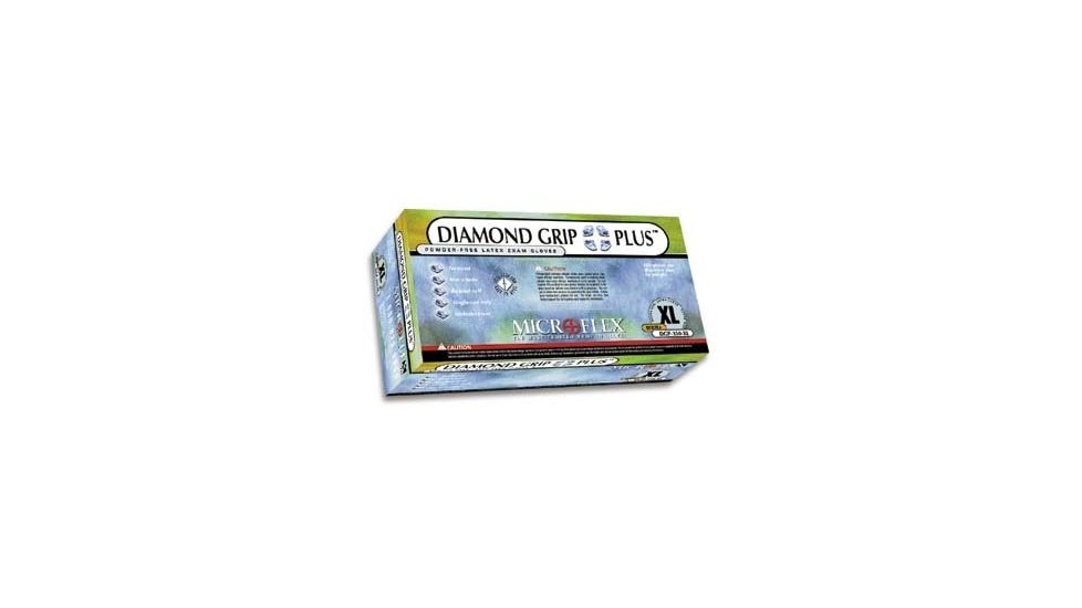 Microflex Diamond Grip Plus Latex Gloves, Microflex DGP-350-XS