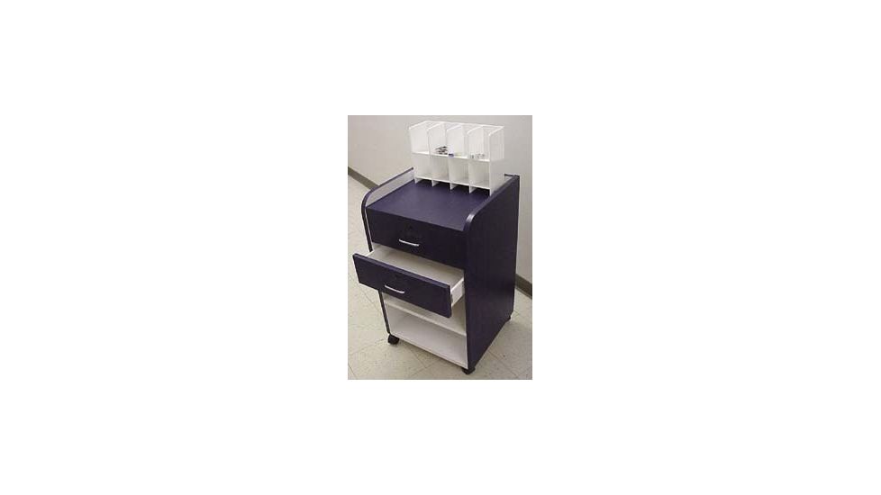 Mitchell Plastics SUPPLY/PHLEBOTOMY Cart Grey PHC-2018G