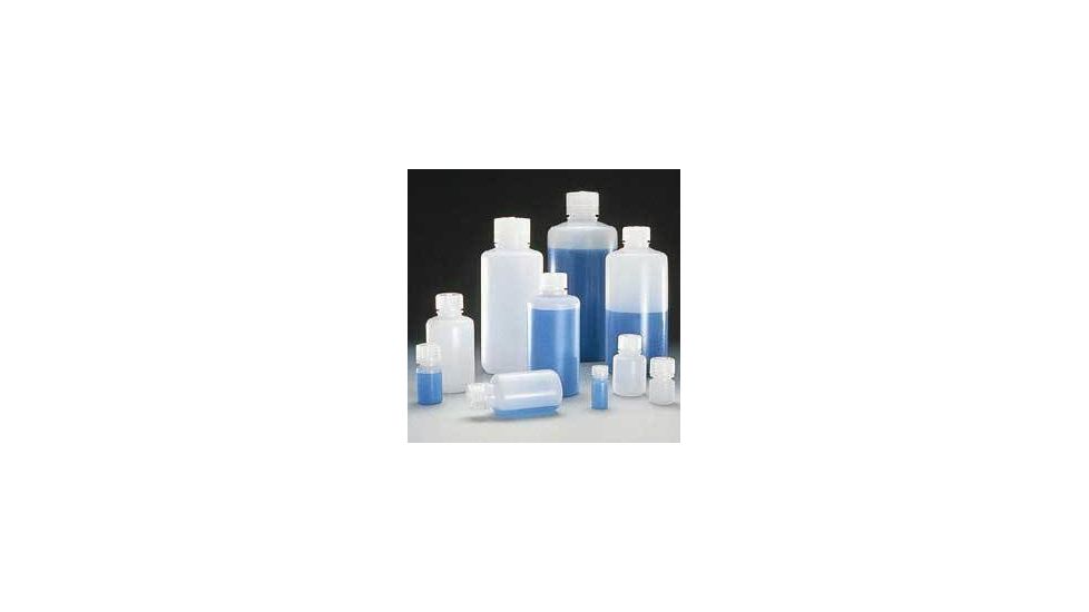Nalge Nunc Boston Round Bottles, HDPE, Narrow Mouth, NALGENE 312002-9125