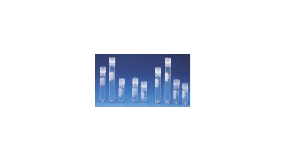 Nalge Nunc CryoTube Vials, Polypropylene, Internal Thread with Screw Cap, NUNC 366524 Non-Self-Standing Vials Round-Bottom