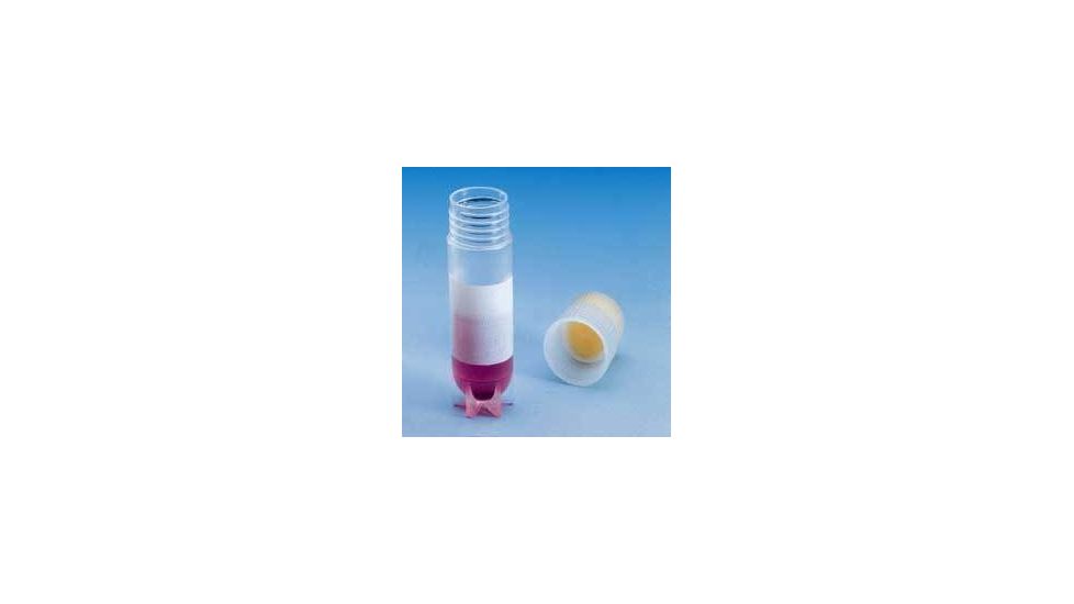 Nalge Nunc CryoTube Vials, Polypropylene, Sterile, External Thread with Screw Cap, NUNC 340711 Round-Bottom Vials Stepneck