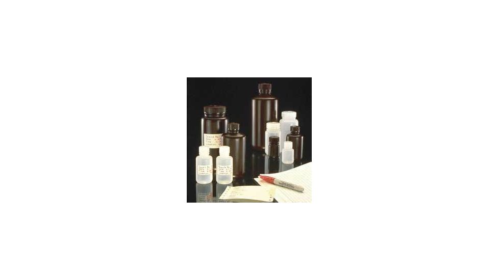 Nalge Nunc Environmental Sample Bottles, High-Density Polyethylene, NALGENE DS2185-0002 Amber, Wide Mouth