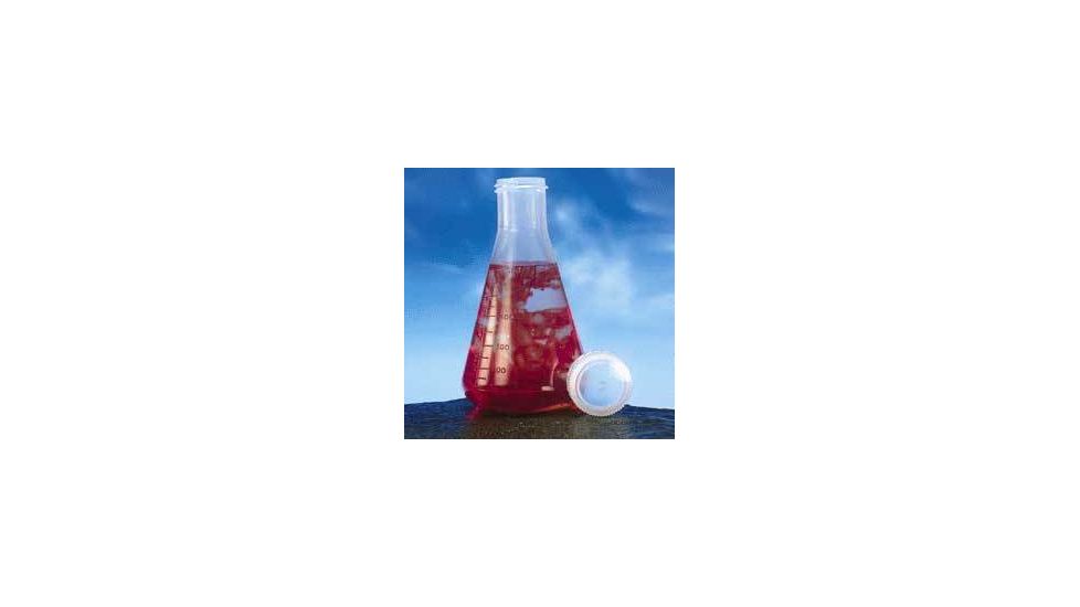 Nalge Nunc Erlenmeyer Flasks with Polypropylene Screw Cap, PMP, NALGENE 4109-1000