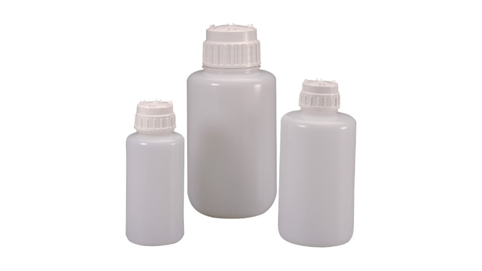 Nalge Nunc Heavy-Duty Bottles, High-Density Polyethylene, Narrow Mouth, NALGENE 2125-1000, Case