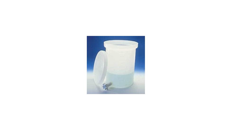 Nalge Nunc Heavy-Duty Cylindrical Tanks with Spigot, High-Density Polyethylene, NALGENE 11102-0010
