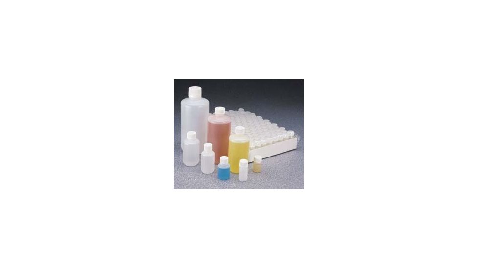 Nalge Nunc High-Density Polyethylene Bottles, Sterile, Narrow Mouth, NALGENE 342089-0004
