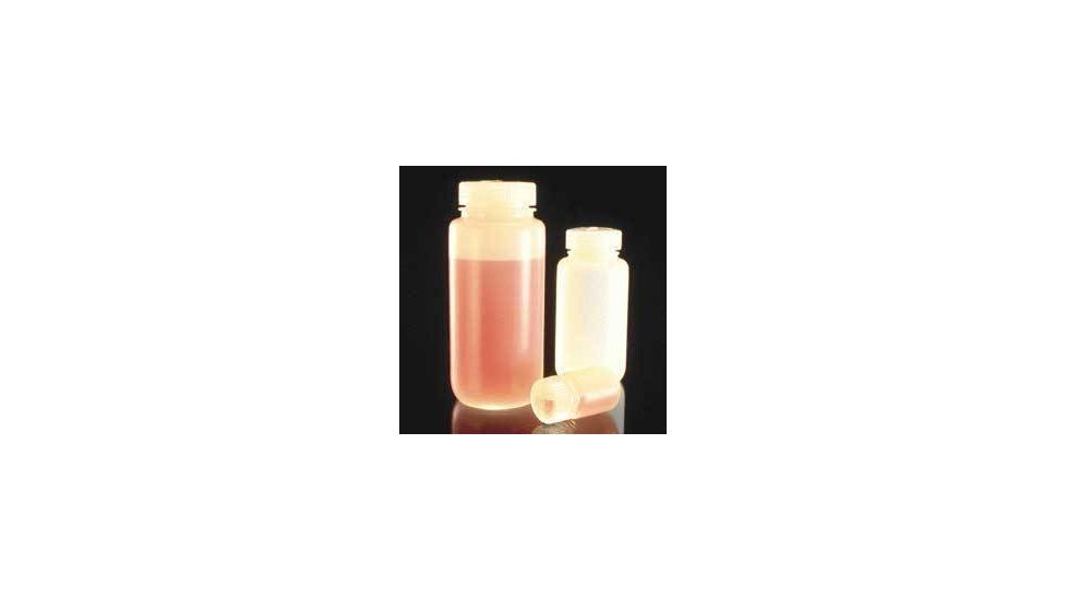 Nalge Nunc Laboratory Bottles, High-Density Polyethylene, Wide Mouth, NALGENE 2104-0004