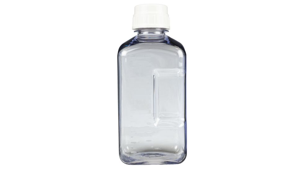 Nalge Nunc Square Laboratory Bottles, Polycarbonate, Narrow Mouth, NALGENE 2015-2000