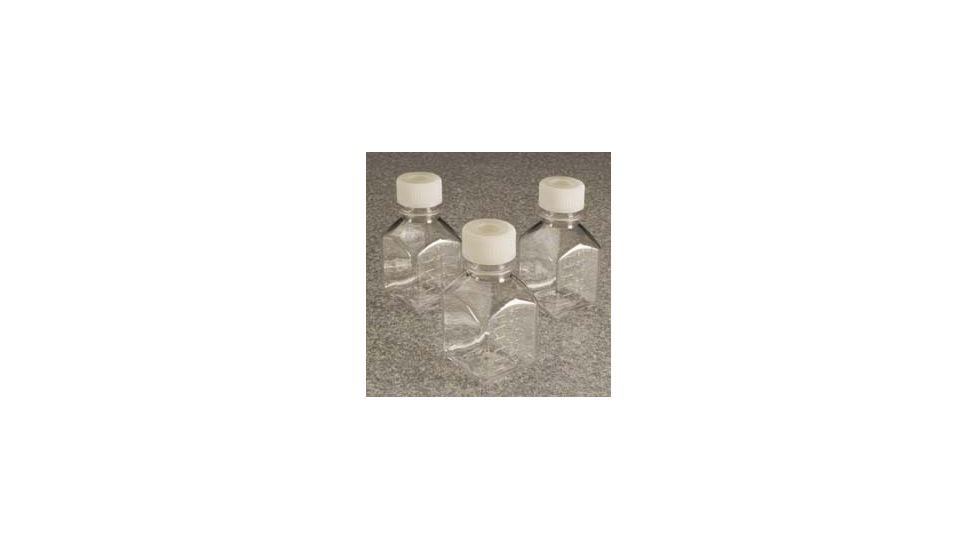 Nalge Nunc Square Media Bottles with Septum Closure, PETG, Sterile, NALGENE 342023-1000