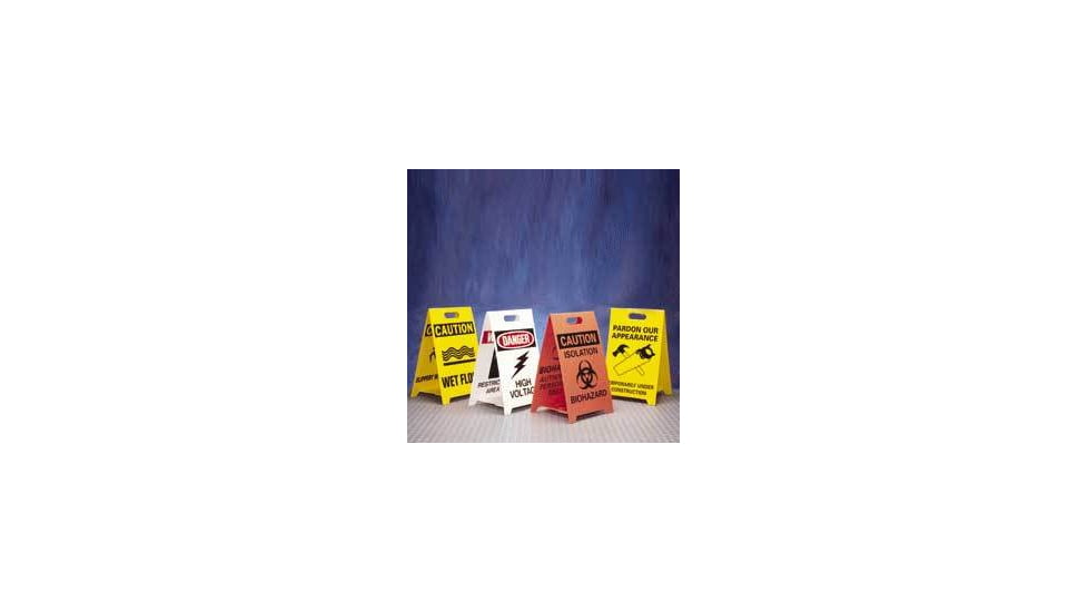 National Marker Floor Sign Danger ASBESTOS7X17 FS-14