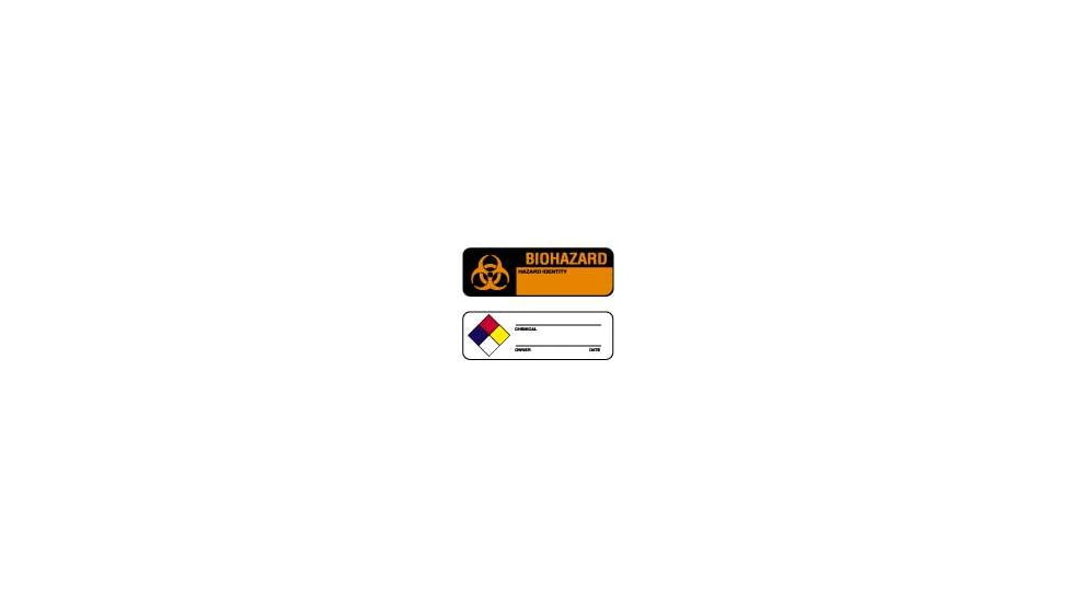 National Marker Label BIO-HAZ 1X3IN RL500 WOL-7
