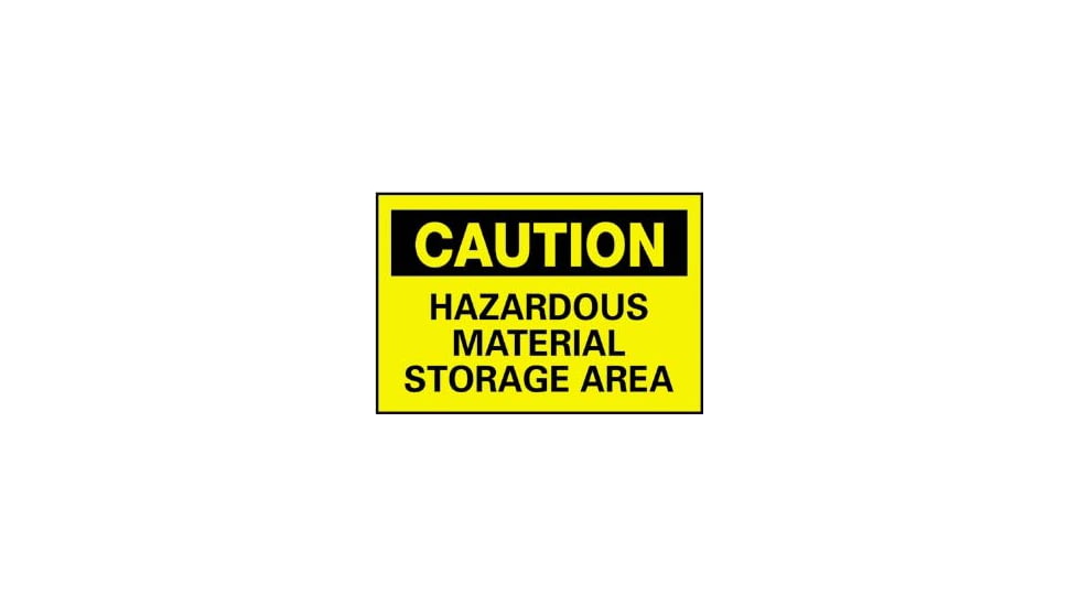 National Marker Label Hand Hazard D141AP