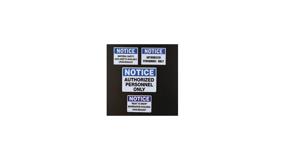 National Marker SGN.MAT.SAFTEY Data Shts 10X14 N-144-PB